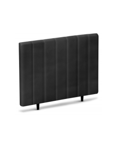 Cabeceira Castor Solteiro Revollution Preto 100cm