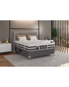 Cama Box + Colchão Castor Casal Eurotop Summer & Winter One Face Pocket 138x188x61cm